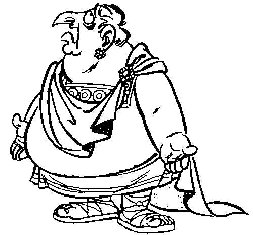 I personaggi di Asterix da colorare