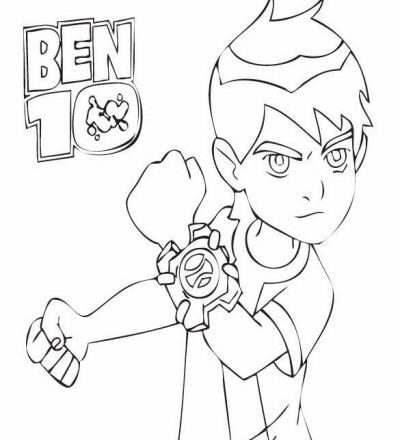Il bambino Ben 10 disegno da stampare e da colorare