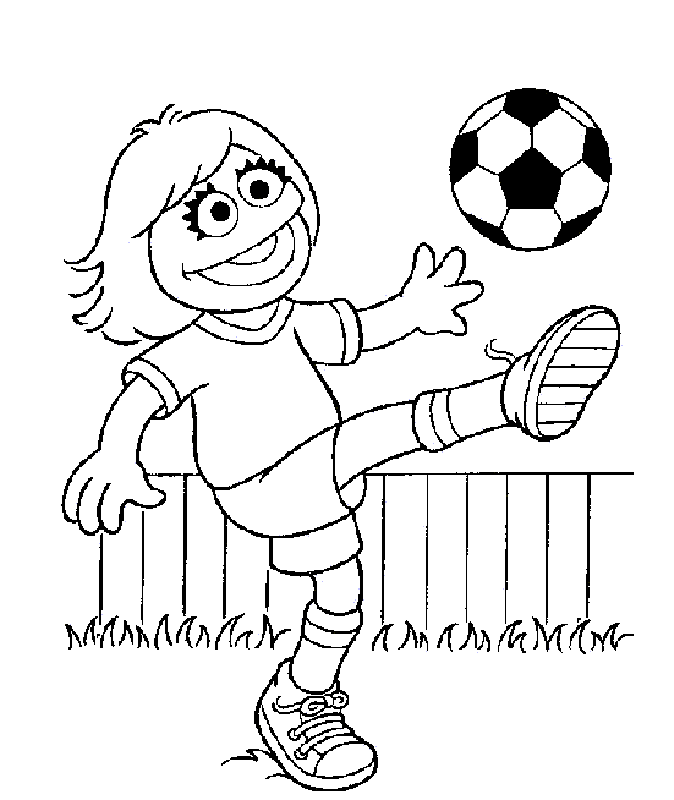 Il calcio femminile immagini per bambini