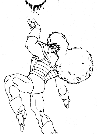 Jeeth della Squadra Ginew disegno da colorare Dragon Ball