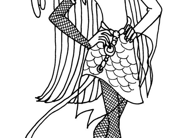 Jinafire Long 2 Monster High disegni da colorare gratis