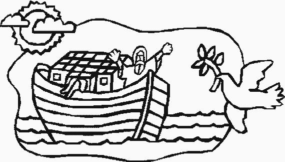 L’ Arca di Noè e la colomba immagini da stampare