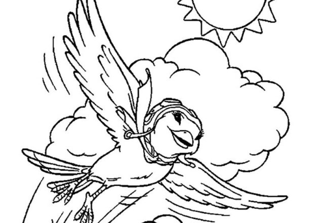 L’ uccellina Margalo di Stuart Little 2 immagini da colorare