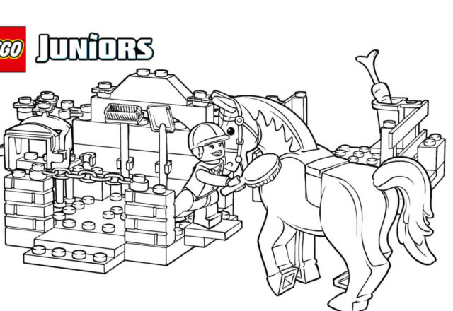 LEGO equitazione disegni da colorare