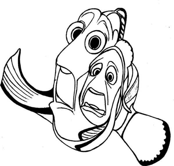 La fuga di Dory e Marlin disegni da colorare Alla ricerca di Nemo