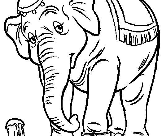 La mamma di Dumbo triste disegni da colorare gratis