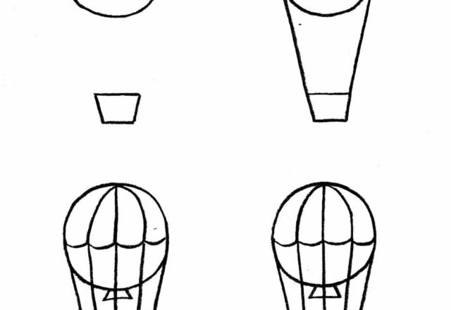 La mongolfiera disegni per bambini