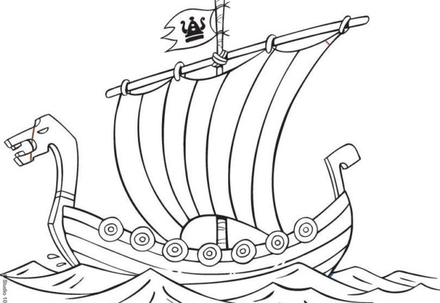 La nave Vicky il vichingo disegni da stampare gratuitamente