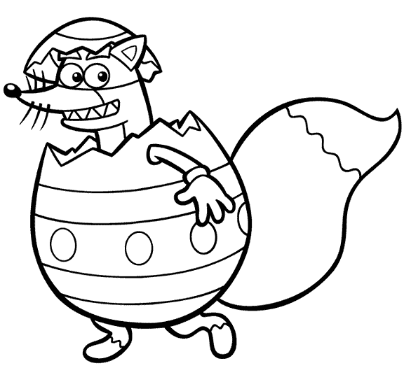 La volte personaggio Dora l’ esploratrice travestita da uovo
