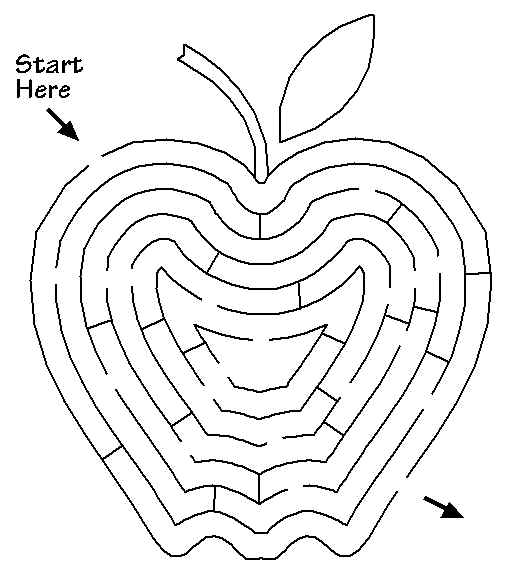 Labirinto a forma di mela