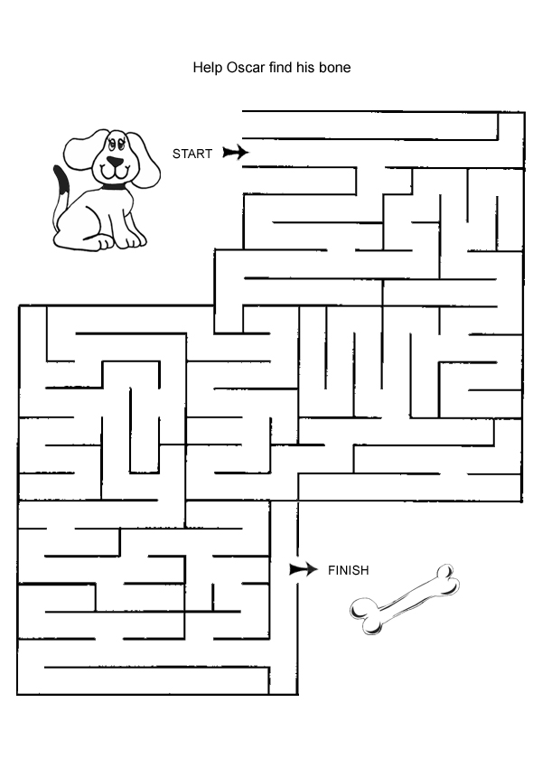 Labirinto aiuta il cane a ritrovare il suo osso