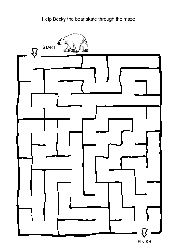 Labirinto aiuta l’ orso a fuggire dal labirinto