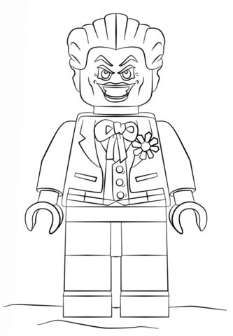 Lego Joker disegni da colorare