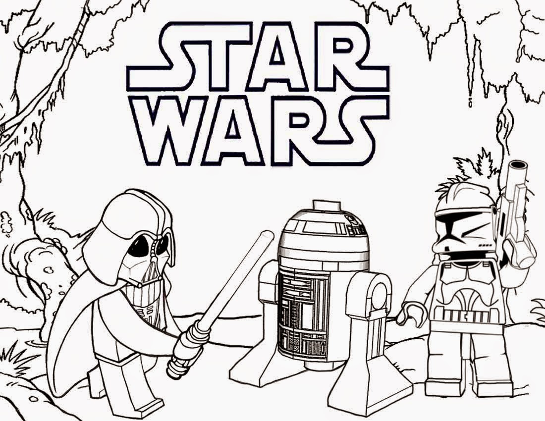 Lego Star Wars disegni da colorare gratis