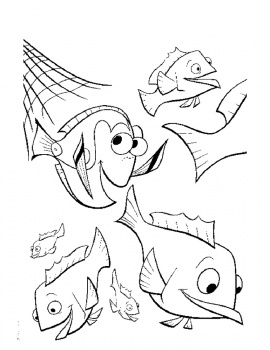 Liberi disegni da colorare Alla ricerca di Nemo