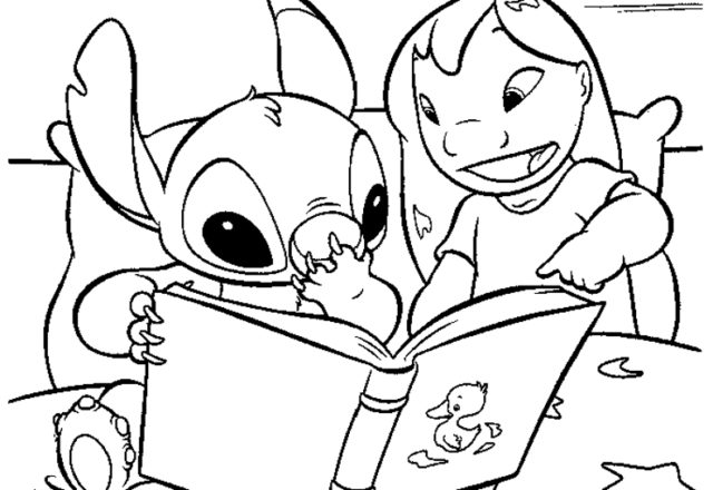 Lilo and Stitch e le favole disegni da colorare per bambini