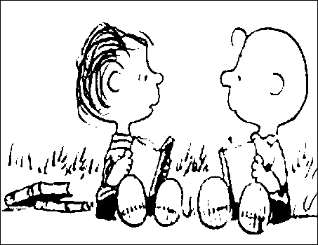 Linus e Charlie Brown Peanuts da stampare e colorare per bambini