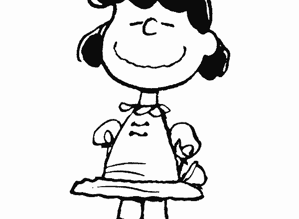 Lucy personaggio Charlie Brown da stampare e da colorare