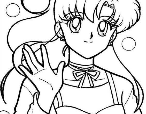 Makoto Kino Sailor Jupiter Morea disegni da colorare Sailor Moon