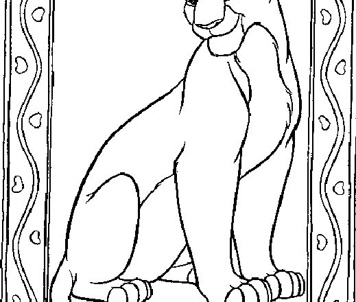 Mamma Nala disegni da colorare gratis
