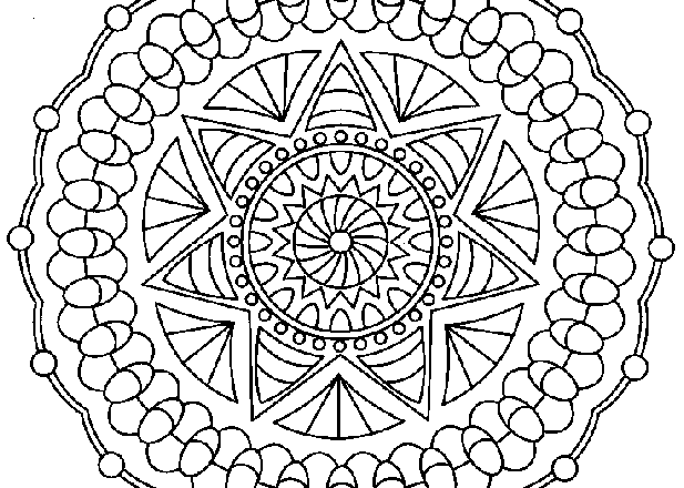 Mandala disegno da colorare gratis 10 per adulti