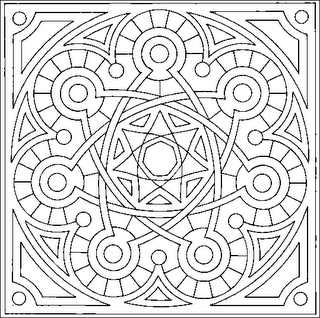 Mandala disegno da colorare gratis 15 difficile complesso