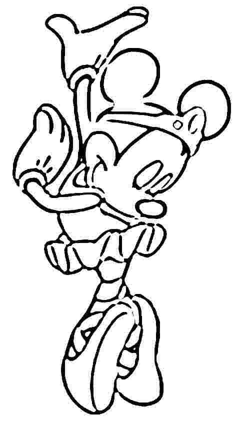 Minnie balla sulle punte disegno da colorare