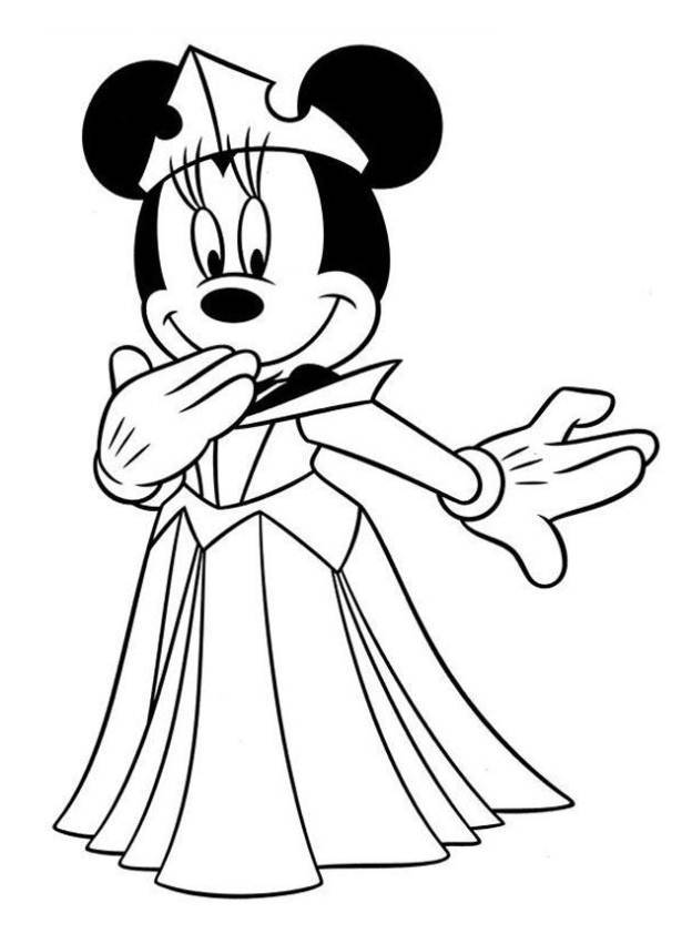 Minnie con vestito da Principessa