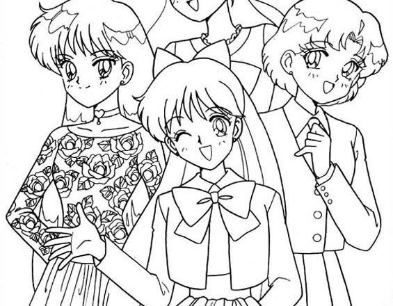 Morea Rey Amy disegni da stampare e colorare Sailor Moon