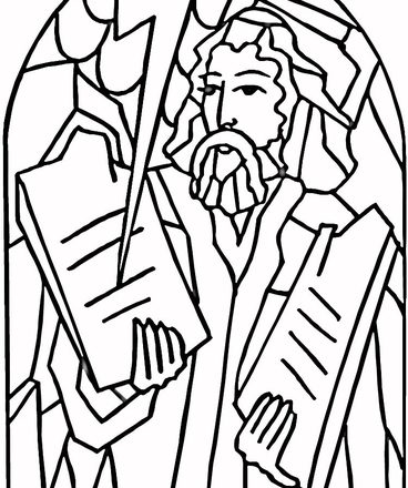 Mosè e i 10 Comandamenti disegni da colorare categoria Religione