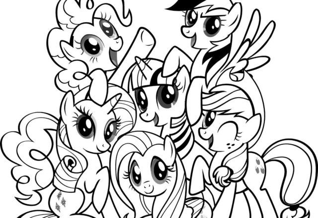 My Little Pony 2 disegni da colorare gratis