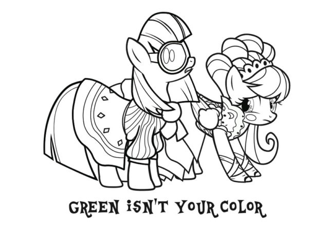 My Little Pony 3 disegni da colorare gratis