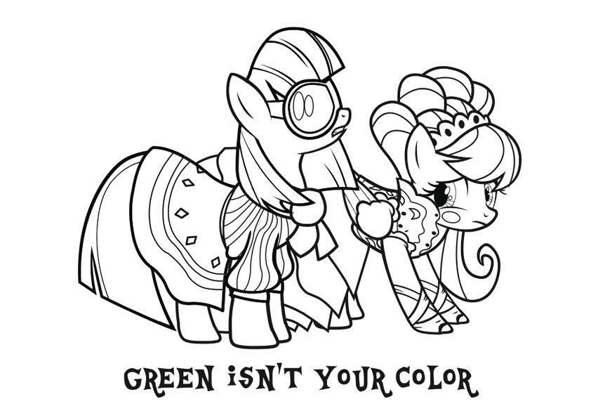 My Little Pony 3 disegni da colorare gratis