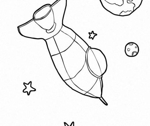 Navicelle Spaziali e Astronavi disegni da colorare gratis (21)