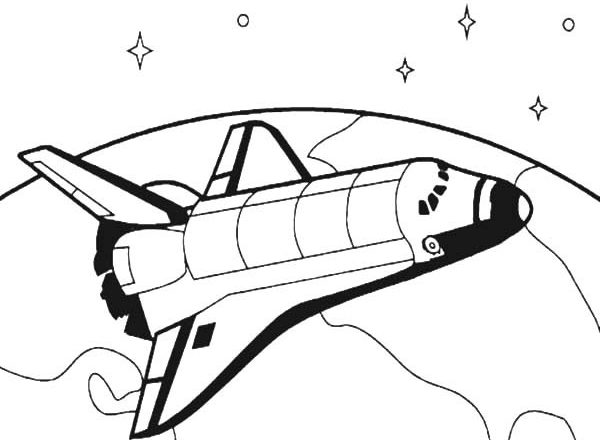 Navicelle Spaziali e Astronavi disegni da colorare gratis (30)