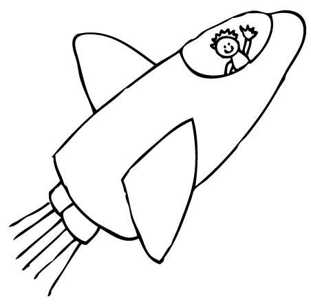 Navicelle Spaziali e Astronavi disegni da colorare gratis (92)