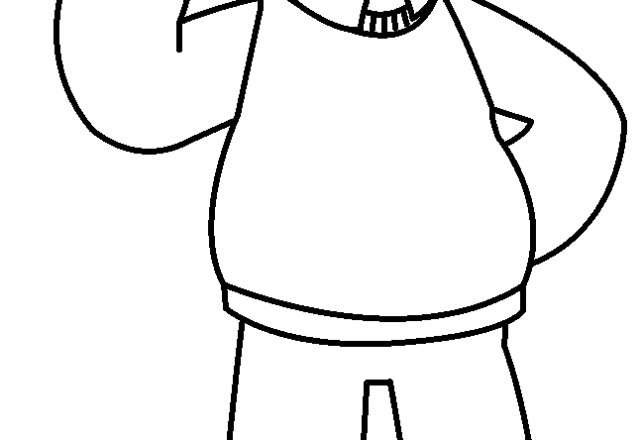 Ned Flanders disegno da colorare I Simpson