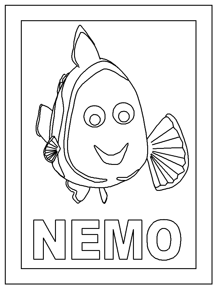 Nemo in cornice disegni gratuiti Alla ricerca di Nemo