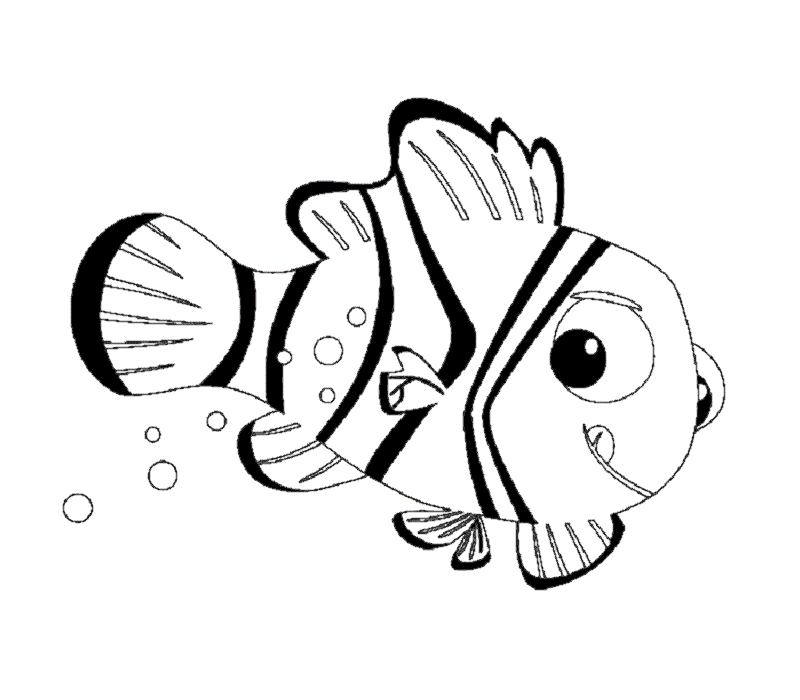 Nemo linguaccia disegni da colorare Alla ricerca di Nemo