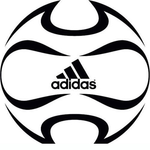 Pallone da calcio Adisas disegno da colorare gratis