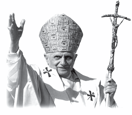 Papa Benedetto XVI Joseph Ratzinger disegno da colorare