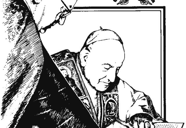 Papa Roncalli disegni da colorare gratis
