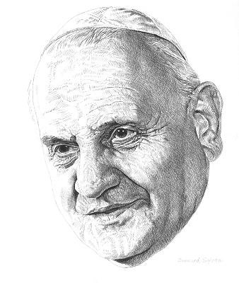 Papa Roncalli disegno da stampare e da colorare