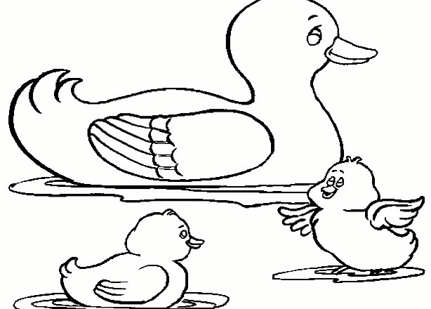 Papere paperelle disegni da colorare gratis animali (66)