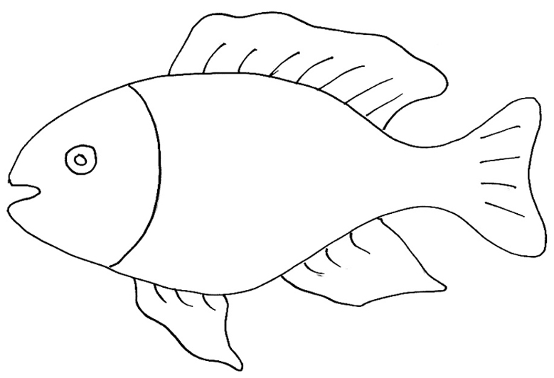 Pesce disegni da colorare categoria mare