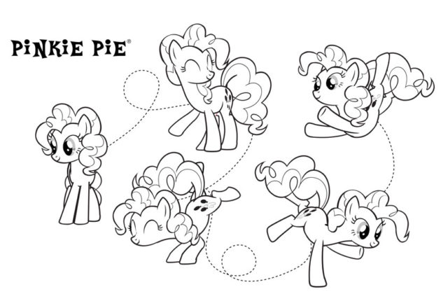 Pinkie Pie disegni da colorare gratis