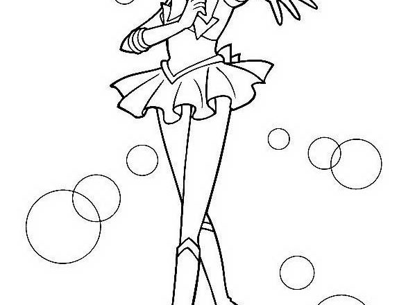 Protagonisti di Sailor Moon da stampare e da colorare gratis