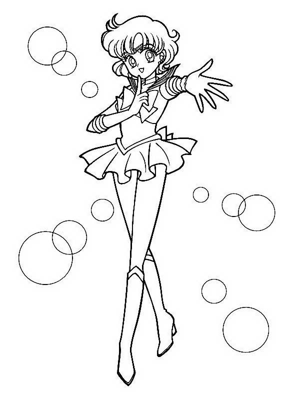 Protagonisti di Sailor Moon da stampare e da colorare gratis