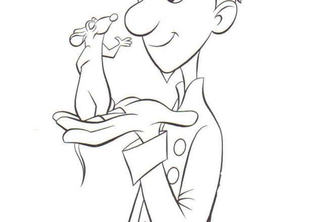Remy e Linguini disegni da stampare gratis Ratatouille
