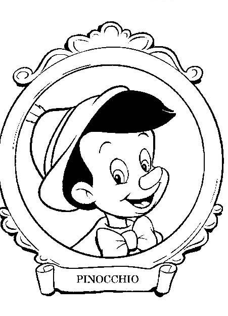 Ritratto Pinocchio disegni da colorare gratis
